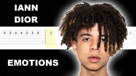 tabs guitar emotions iann dior|Iann Dior guitar chords.